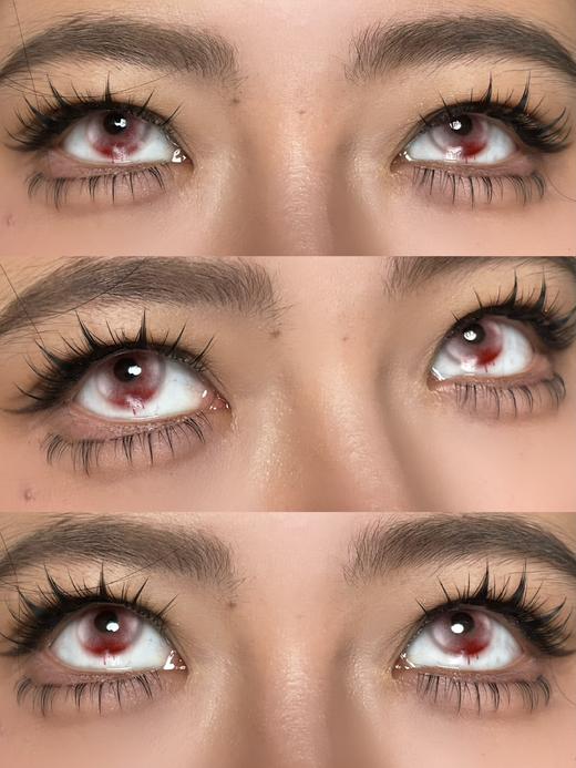 NinaMond日抛--Bloody Tears血泪系列White白瞳血泪（2片/盒日抛） 商品图3