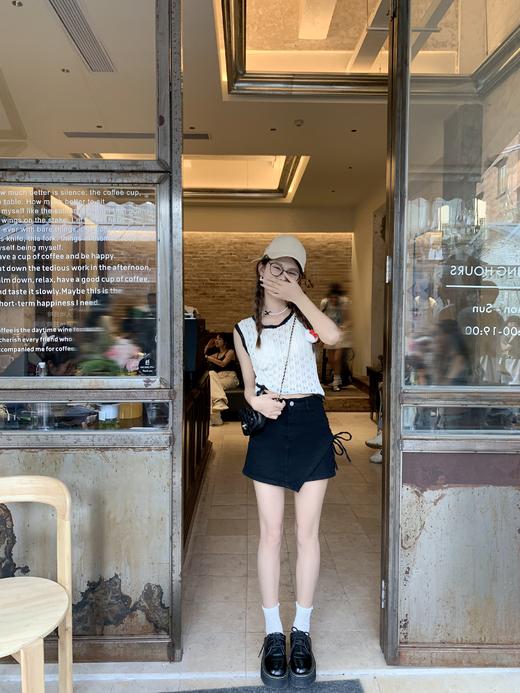 <曾小咸推荐>微信粉丝秒杀专场 仅此今天 活动结束下架【简约调性】镂空背心 日常119.99 立减70 秒杀49.99！！ 商品图4