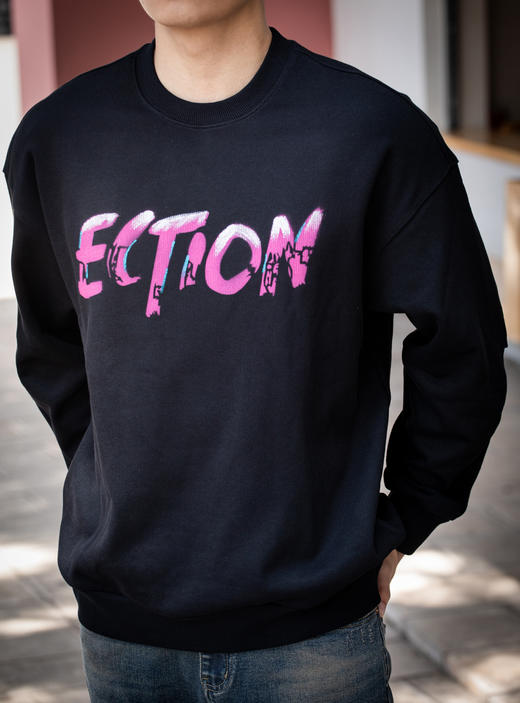 432564226涂鸦字母圆领卫衣 商品图1