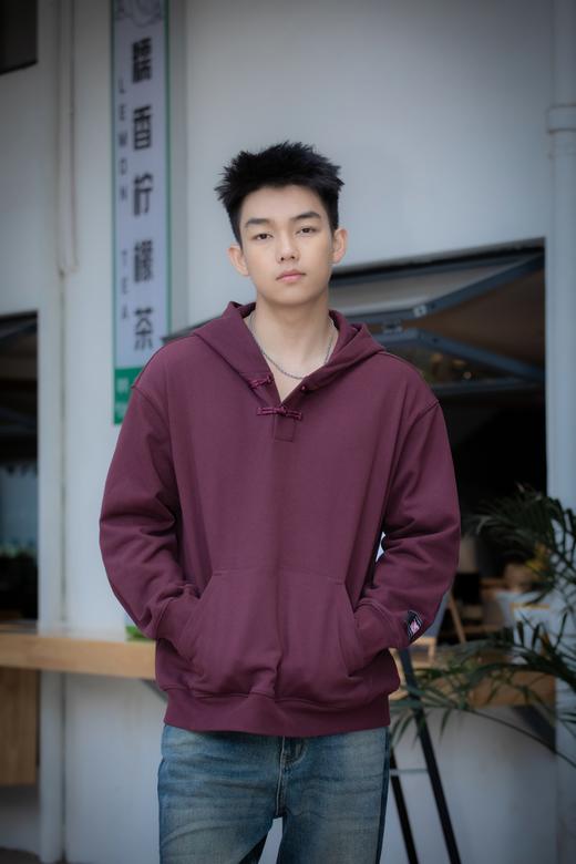 43376583复古新中式帽衫卫衣 商品图0