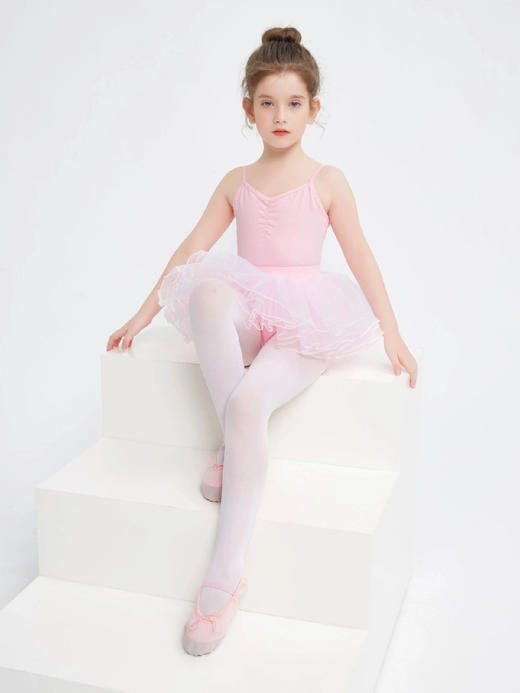 ✨【超划算】📣4双💰29.9❗️【柠檬舒品儿童舞蹈袜NK216】🔥🔥🔥， 舞蹈老师🌻强烈推荐❗高颜值百搭连裤袜，🌷家有女宝必入！ ✅天鹅绒面料，🌟细腻舒适 商品图0
