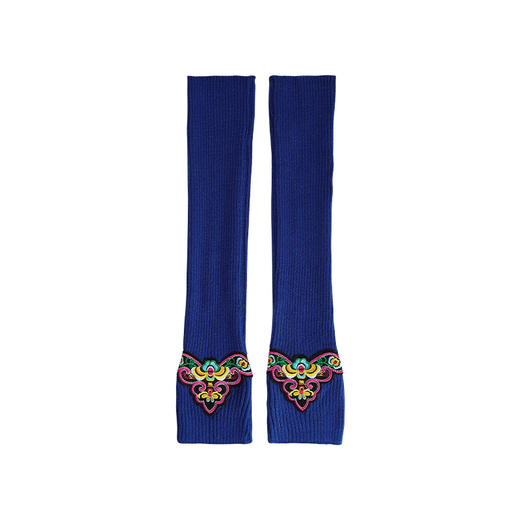 【冬季保暖单品】镜清绣花毛织臂套  | 现货加急发 商品图6