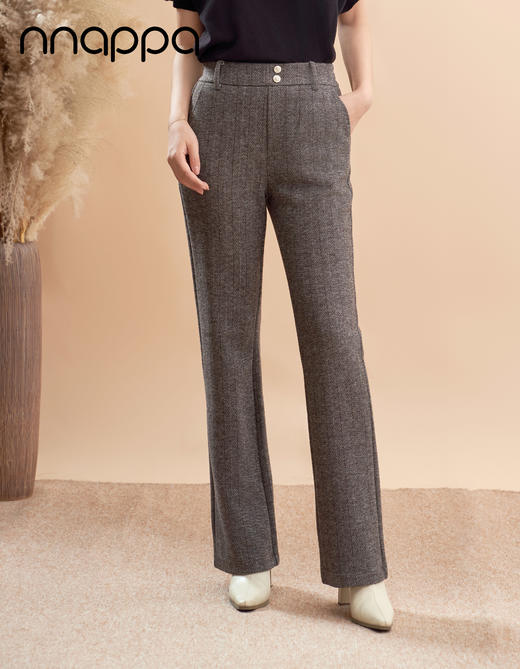 安哥拉羊毛微喇叭裤PA29314 商品图0