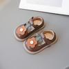 【花朵软底，学步助力，百搭卡通】儿童小皮鞋 秋季新款 儿童花朵软底学步鞋 小童百搭卡通单鞋女童-QQ 商品缩略图2