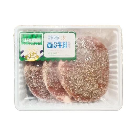 沣瑞 静腌西冷牛排（黑椒味） 450g/盒 商品图0