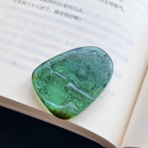 极品蓝绿碧玺 雕刻 30.97克 商品图5