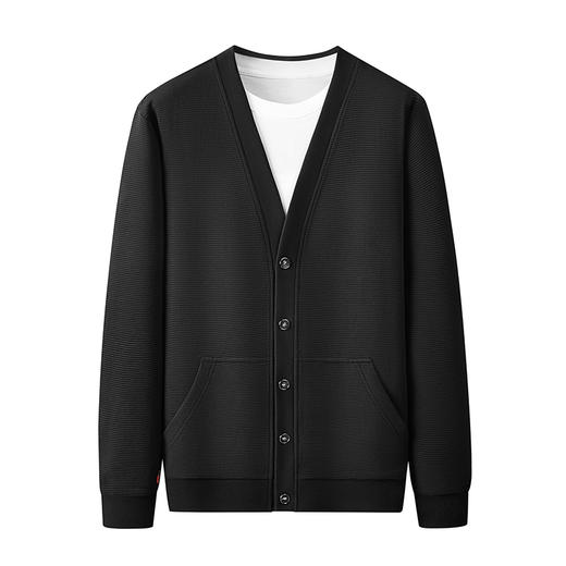 【新款DDP】大依优型大码男士开衫外套休闲上衣加肥加大胖子舒适 商品图0