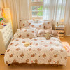 牛奶绒四件套小清新冬季保暖加厚珊瑚绒法莱绒被套床单三件套批发 商品缩略图2