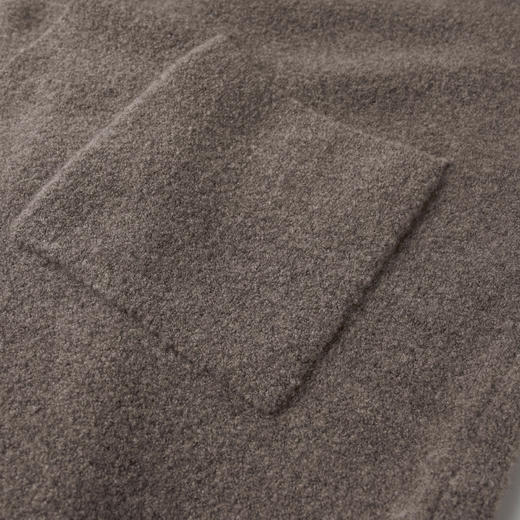 ROMI STUDIO“棕标甄选”美丽奴绵羊毛羊驼毛混纺针织开衫 432TS377 商品图2