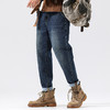 【新款DQ】大依优型大码小脚直筒牛仔裤长裤男舒适休闲简约百搭加肥加大男装潮款 商品缩略图8