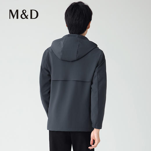 【名盾】立领带帽款夹克，四面弹微机里，高弹耐磨，干练简洁显年轻M0CL91674B 商品图3