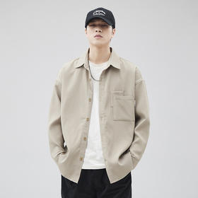 衬衫韩版男装休闲衬衣春季翻领外穿薄款潮条纹长袖衫   AY-D8507【AY-8507】