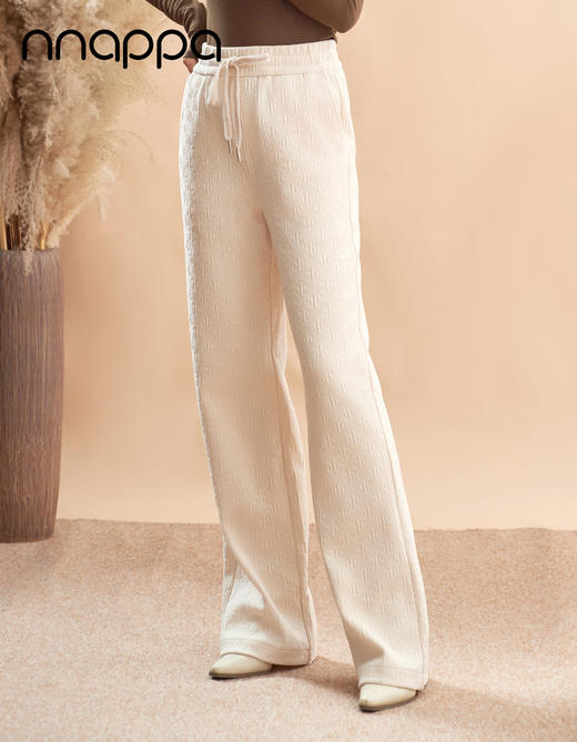 灯芯绒提花休闲阔腿裤PA29321 商品图1