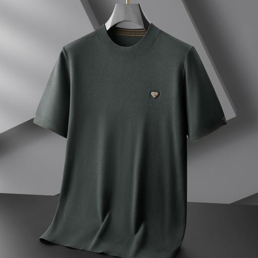 【新款DBJ】大依优型大码短袖毛衣针织衫毛衫休闲加肥加大男士胖子大码内搭上衣打底衫 商品图2