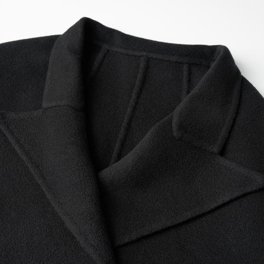 ROMI STUDIO“棕标甄选”*山羊绒绒面短款宽松毛呢外套 431WS364 商品图2