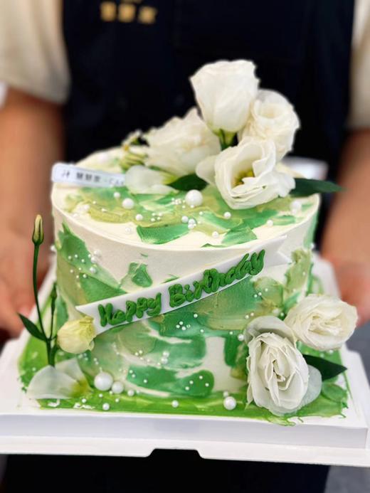蛋糕定制—绿叶 商品图0