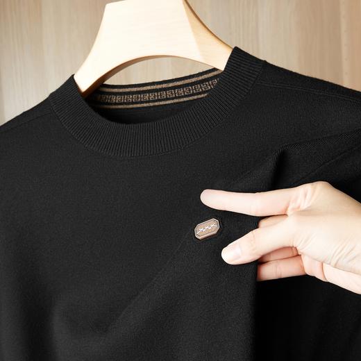 【新款DBJ】大依优型大码毛衣针织衫毛衫休闲加肥加大男士胖子大码内搭上衣打底衫 商品图9