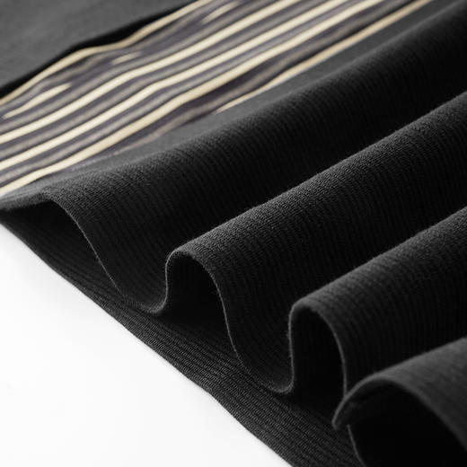 【假两件】【新款DDP】大依优型大码男士假两件衬衫长袖卫衣商务休闲上衣加肥加大胖子舒适 商品图6