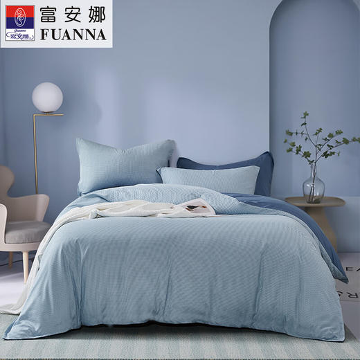 富安娜磨毛印花床单四件套/爱琴海【203*229cm】XHR 商品图0