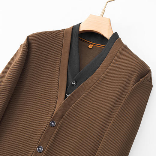 【新款DDP】大依优型大码男士开衫外套休闲上衣加肥加大胖子舒适 商品图5