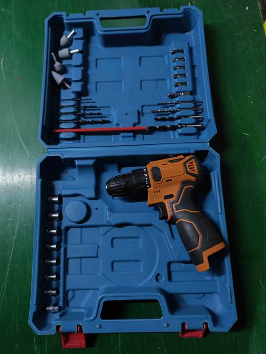 010251手电钻塑料盒子包装盒电钻收纳箱子带钻头磨头配件 商品图2