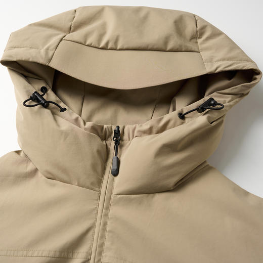 ROMI STUDIO “棕标甄选” 高克重白鸭绒可调节连帽羽绒服 24AWW047 商品图2