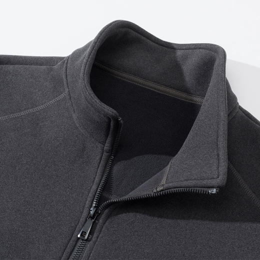 【双面绒】【新款DSK】大依优型大码男装立领双面绒卫衣加肥加大休闲夹克胖子宽松上衣 商品图4