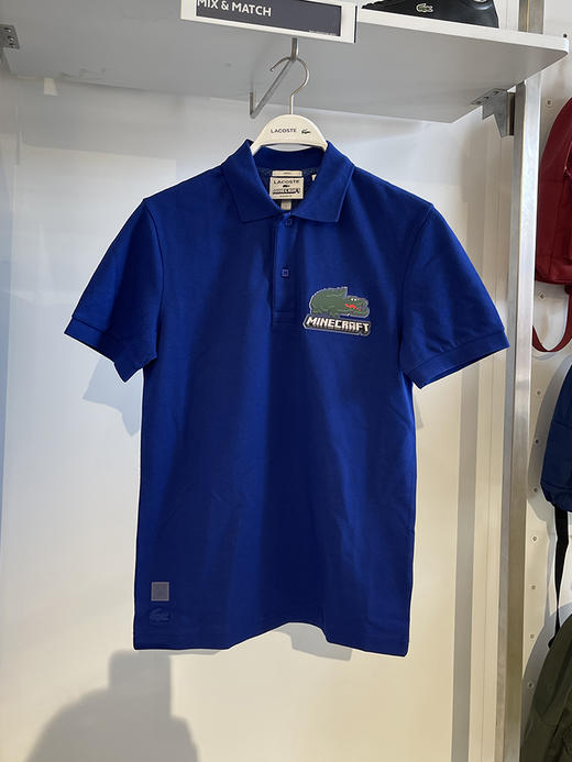 Lacoste/法国鳄鱼 男女款夏季网棉像素风*版短袖POLO衫 PH5026 商品图1