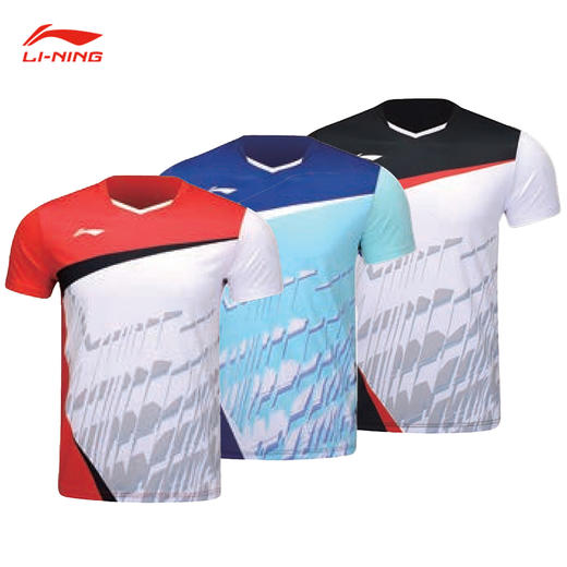李宁 羽毛球服 男女同款 省队系列比赛速干短袖 AAYU147 商品图0