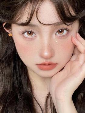 mimipark 月抛美瞳  绯色夏日 直径14.2mm 着色13.55mm