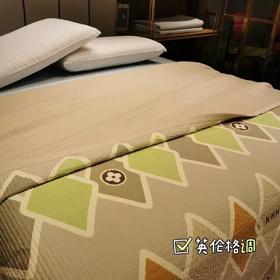 知庭小时光印花多用床盖200x230cm