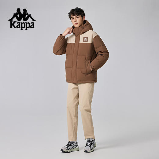 Kappa卡帕背靠背冬季复古户外运动羽绒服外套男保暖上衣防寒服女K0EZ2YY66D 商品图4