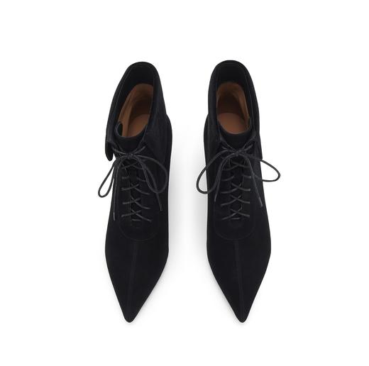 westory2024年秋冬新款优雅风细高跟百搭短靴时装靴W24DS84931 商品图3