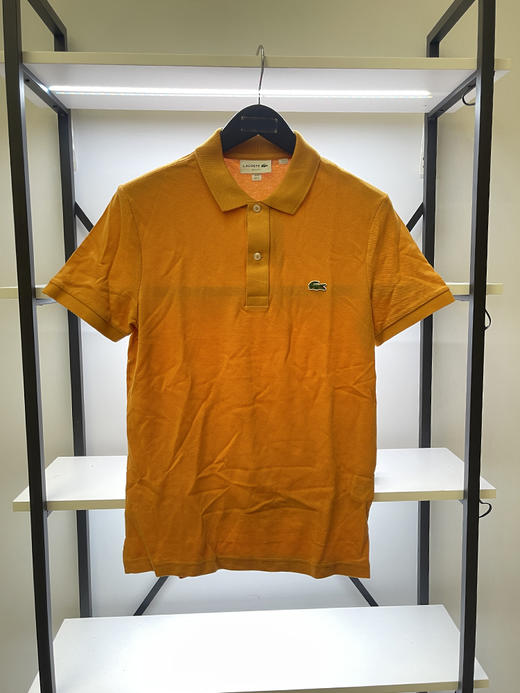 Lacoste/法国鳄鱼 男士夏季修身两粒扣翻领纯色短袖POLO衫PH4012 商品图3