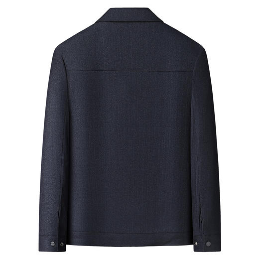 【新款DSZ】大依优型大码男装翻领行政夹克加肥加大休闲夹克胖子宽松外套上衣户外 商品图4