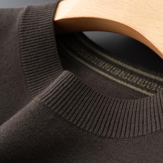 【新款DBJ】大依优型大码毛衣针织衫毛衫休闲加肥加大男士胖子大码内搭上衣打底衫 商品图8