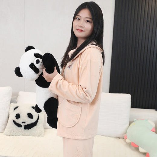 【169元1套】女士海岛绒开衫家居服-6243217 商品图1