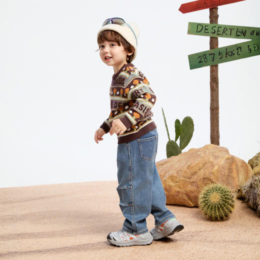 男童满版提花毛衣冬季新款安奈儿童装实体店同款XB444637 商品图5