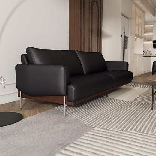 顾家家居整装 中古风 布艺沙发 KZ.5051(B) 繁花 商品图2