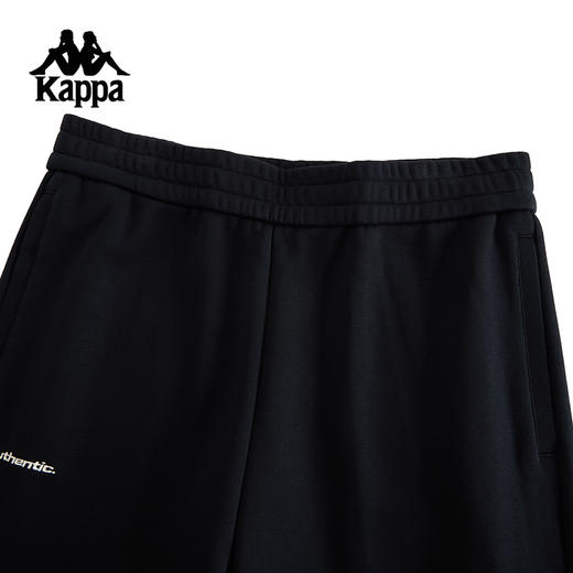 Kappa卡帕背靠背冬季新款运动长裤男复古休闲针织裤子保暖直筒裤K0E72AK81 商品图1