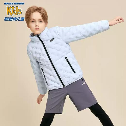 5折【自营】Skechers/斯凯奇  斯凯奇儿童羽绒外套秋冬新款男童羽绒服短款防风保暖外套 P423B002 商品图2