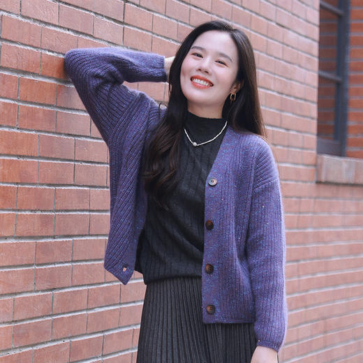 原价339秒杀129  把星空披身上三色针织毛衣开衫 商品图2