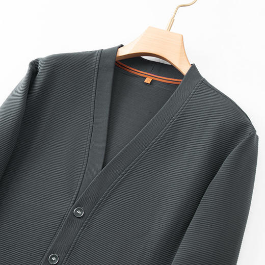 【新款DDP】大依优型大码男士开衫外套休闲上衣加肥加大胖子舒适 商品图4