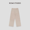 ROMI STUDIO“留白絮语”长绒竹节棉肌理感洗水直筒牛仔裤 421NS072(现货) 商品缩略图5