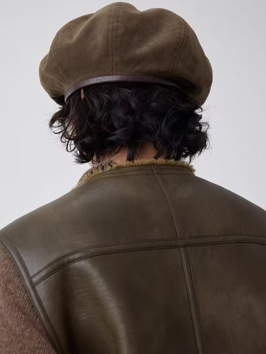 Simple Project/A24206/麂皮贝雷帽 商品图2