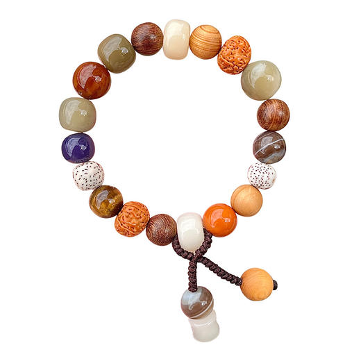 「多籽·十八籽」菩提手串手持男女情侣盘玩18籽多宝念珠手链时尚饰品 商品图4