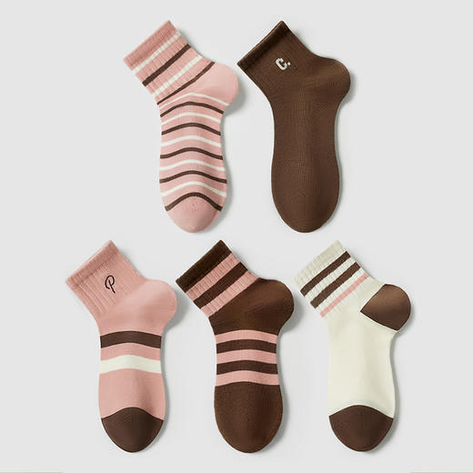 都市丽人短筒袜休闲系列精梳棉袜子女袜子LCTDF5 商品图2