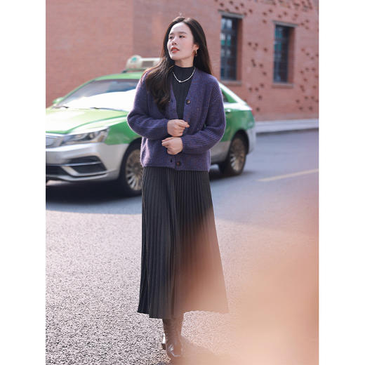 原价339秒杀129  把星空披身上三色针织毛衣开衫 商品图3