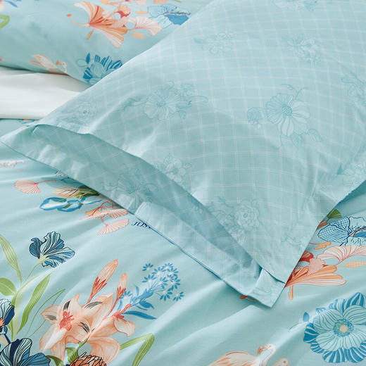 【纯棉】富安娜床单四件/花意轻尘【203*229cm】  XHR 商品图4