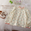 买1送1 秋季新款A类女童花边打底衫韩版儿童女宝打底衫童装 商品缩略图4